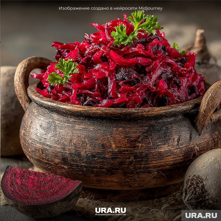 Яркая пикантная закуска с чесночной остротой и бордовым цветом станет идеальным сопровождением к шашлыку