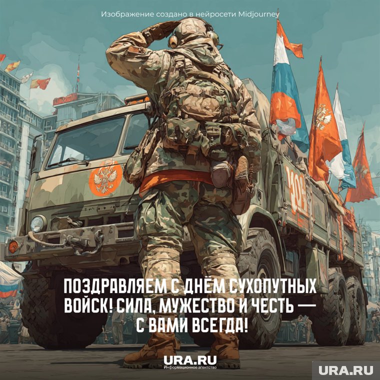 С Днем сухопутных войск — здоровья, мужества и мирного неба!