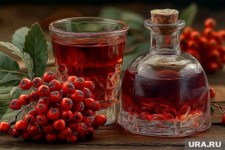 Два вида ягод придают настойке насыщенный вкус