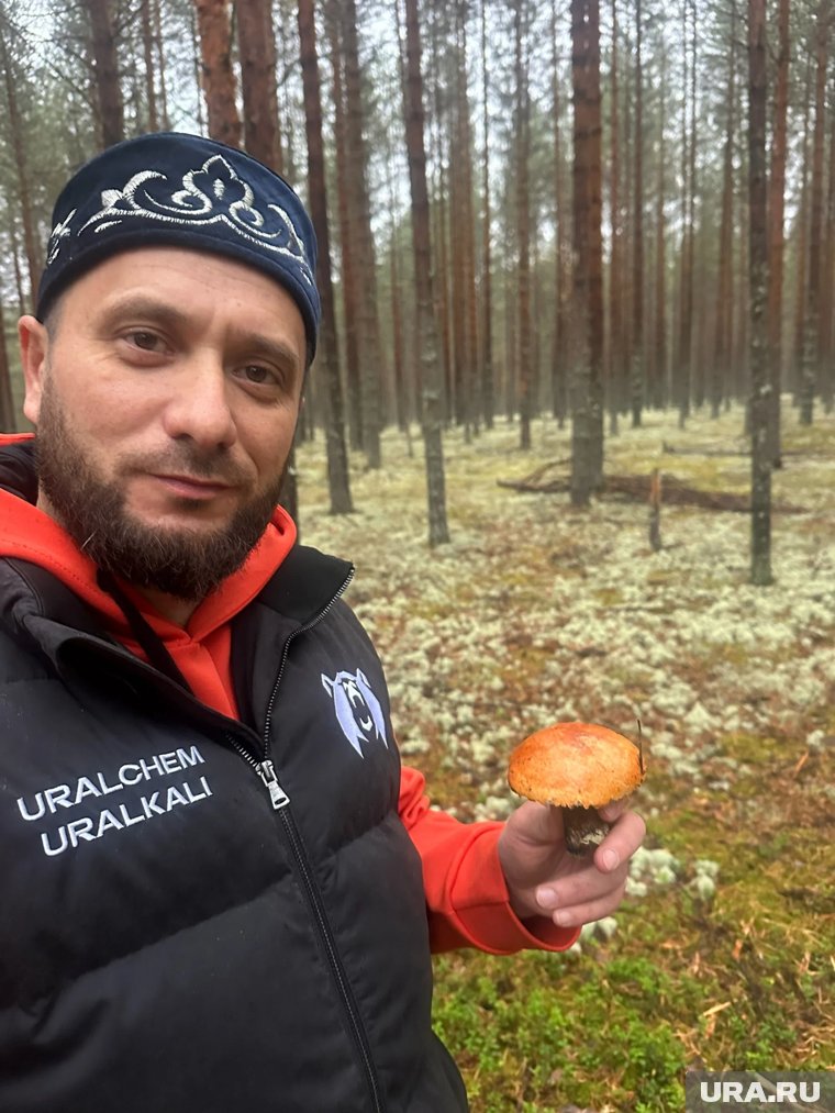 Анвар Аблаев грибы собирал под Ныробом