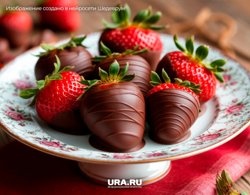 Клубника в шоколаде часто ассоциируется с романтикой и любовью