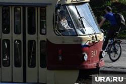 Трамвай проехался по центру города