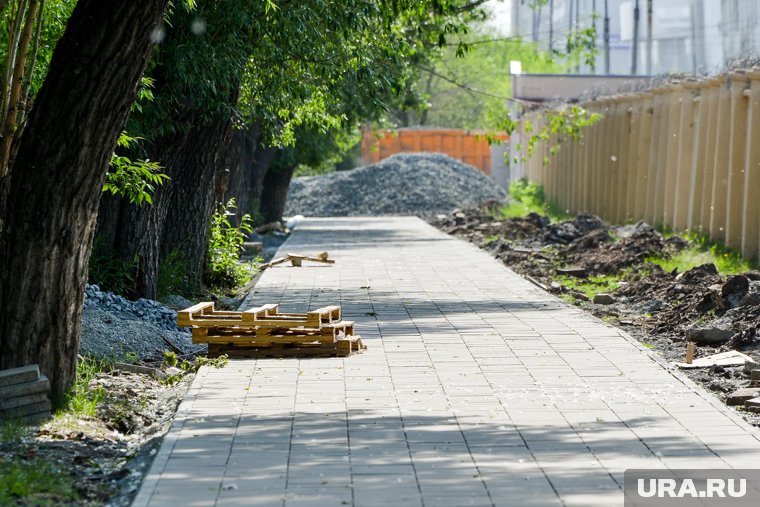 Планируется строительство тротуаров в Кургане