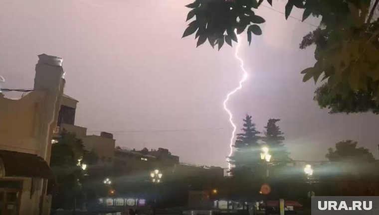 При грозе нельзя находиться в водоемах