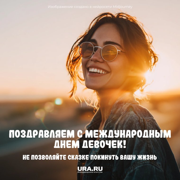 Каждая девочка — свет, который делает мир ярче. С Днем девочек!