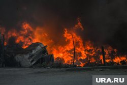 Пожар в Подмосковье удалось локализовать на площади в 4 тысячи квадратов