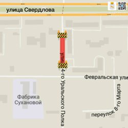 В Шадринске временно перекроют улицу 4-го Уральского полка