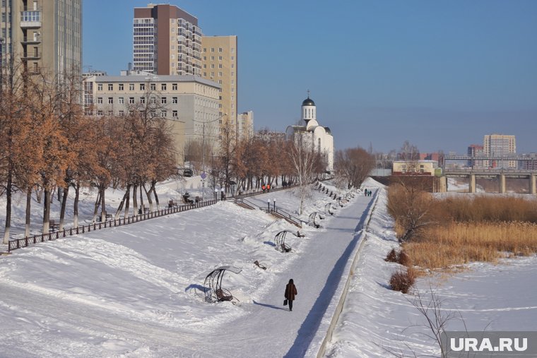 Комфортная для декабря погода стоит в городе