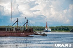 Паромная переправа приостановила работу