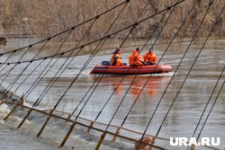 Власти Кургана уберут навесной мост в районе КЗКТ при высоком уровне паводка