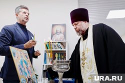 В курганском госпитале освятили отделение