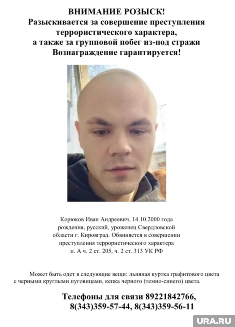 За помощь в поимке гарантирована награда