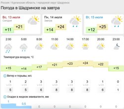 День в Шадринске ожидается пасмурный, но теплый