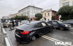 В аварии пострадал водитель BMW