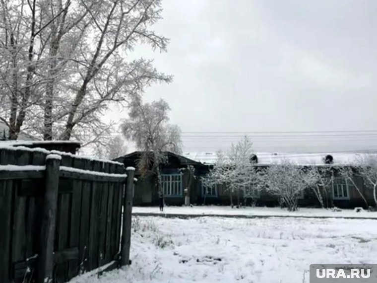 Снег выпал в Туране