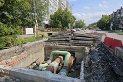 Теплоэнергетики еще продолжают проводить ремонты на отдельных участках города