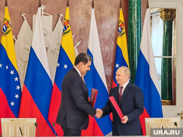 Во время встречи Путин и Мадуро подписали договор о стратегическом партнерстве