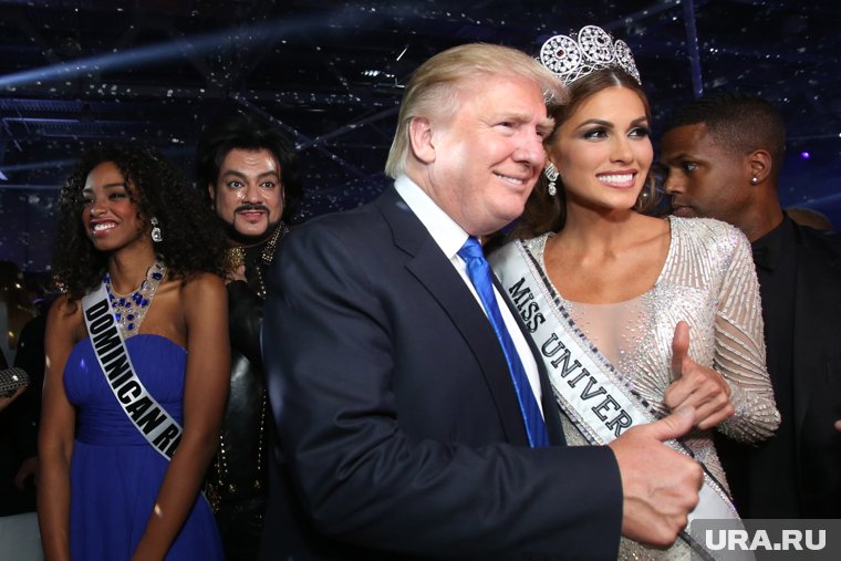 Трамп на конкурсе «Мисс Вселенная 2013» в Москве