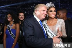 Трамп на конкурсе «Мисс Вселенная 2013» в Москве