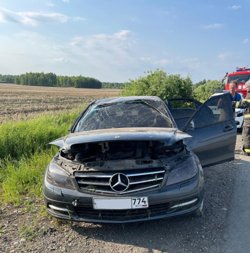 В Щучанском округе пьяный водитель Mercedes попал в ДТП на трассе «Иртыш»