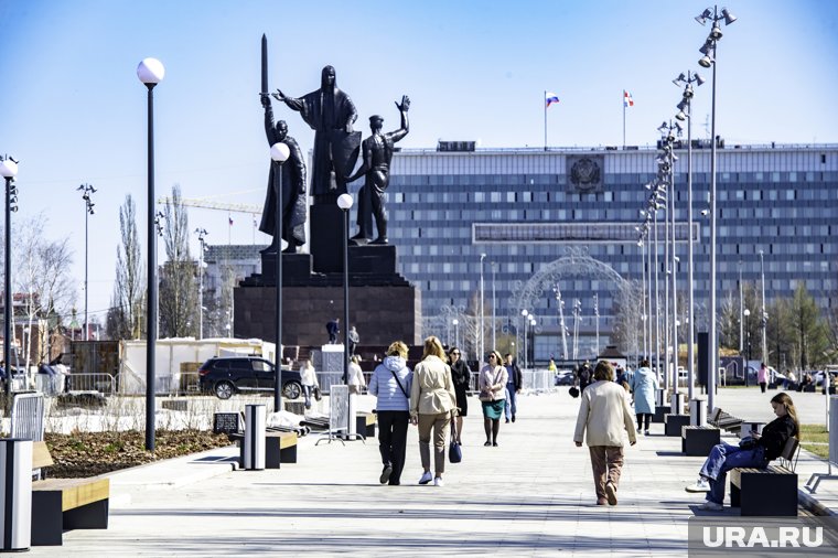 Нынешний центр города - бывшая долина реки Пермянка