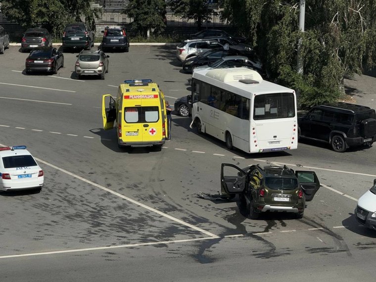 Пострадала пассажирка автобуса