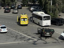 Пострадала пассажирка автобуса
