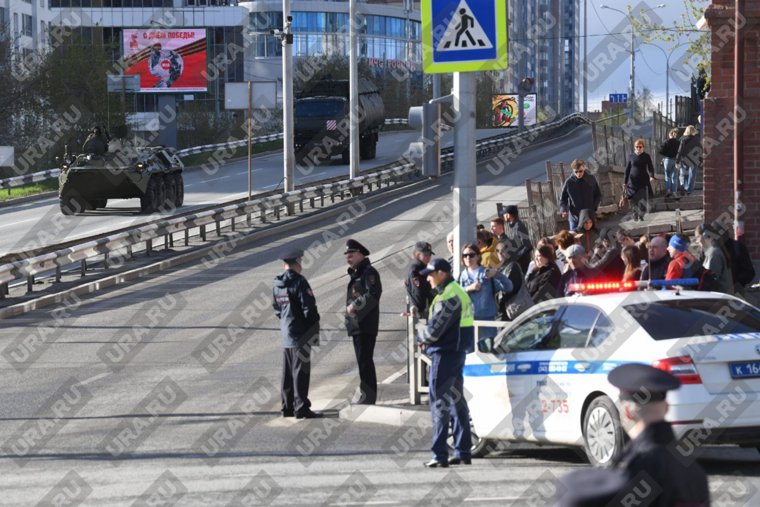 Подготовка к генеральной репетиции парада