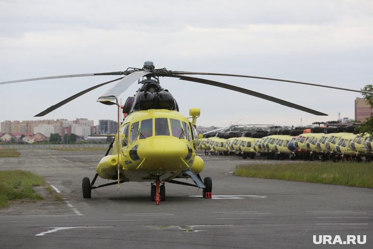 Причинами возгорания вертолета в Ноябрьске занимаются следователи СКР