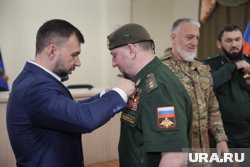 Пушилин наградил Алаудинова за поддержку Донбасса на фронте и в тылу