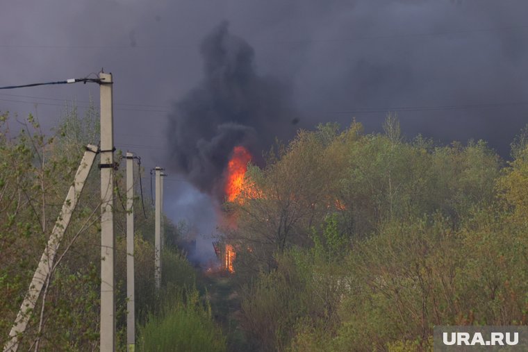 Пожар заметили жители Одессы, пишет газета