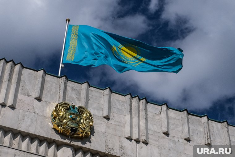 Вывеска появилась в городе Уральск на западе Кахастана