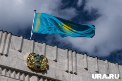 Вывеска появилась в городе Уральск на западе Кахастана