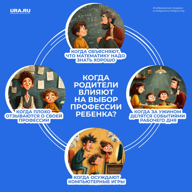 Родители даже не замечают, как подталкивают детей к выбору профессии