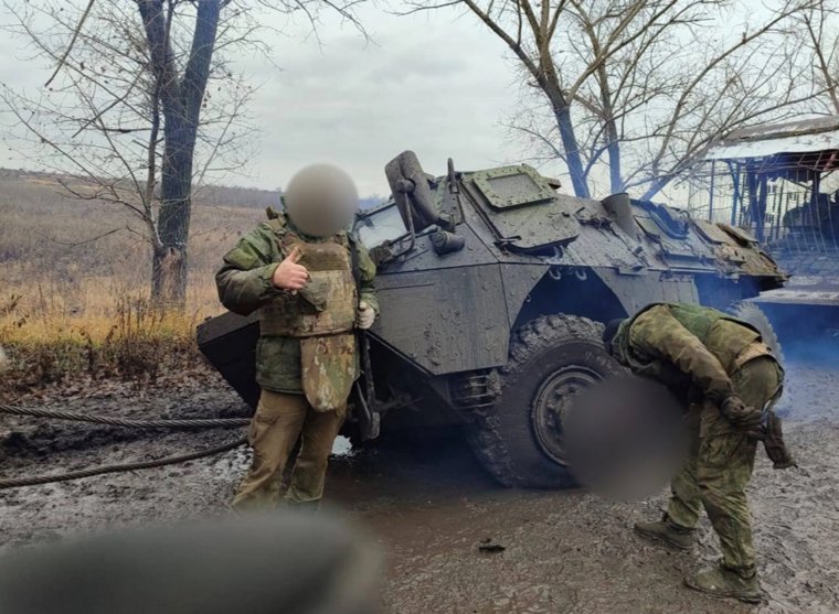 Экипаж шадринских танкистов захватил французский БТР на фронте