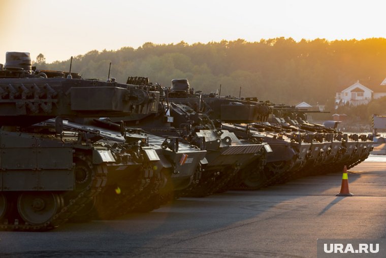 ВС РФ уничтожили еще один немецкий танк Leopard