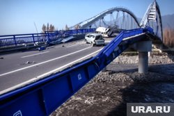 Движение по региональной дороге перекрыто из-за рухнувшего моста