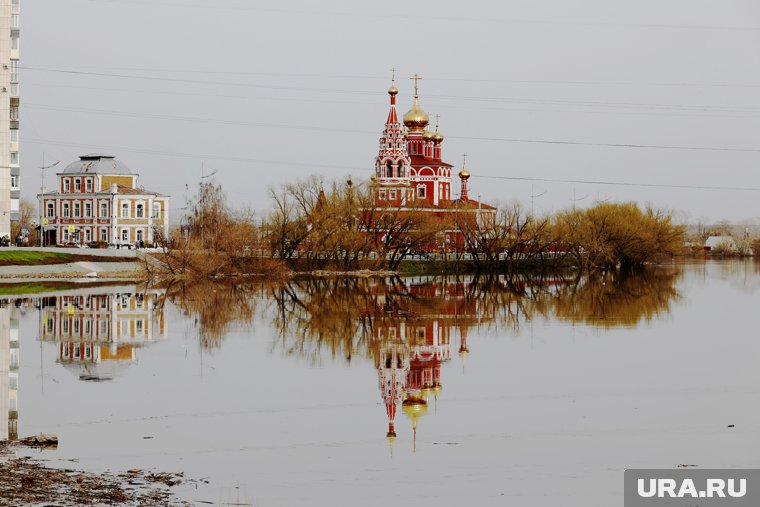 В Кургане Тобол поднялся на один сантиметр