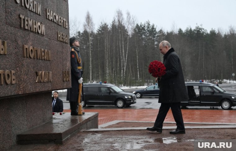 Владимир Путин принял участие в памятных мероприятиях, посвящённых 81-й годовщине освобождения Ленинграда от  блокады