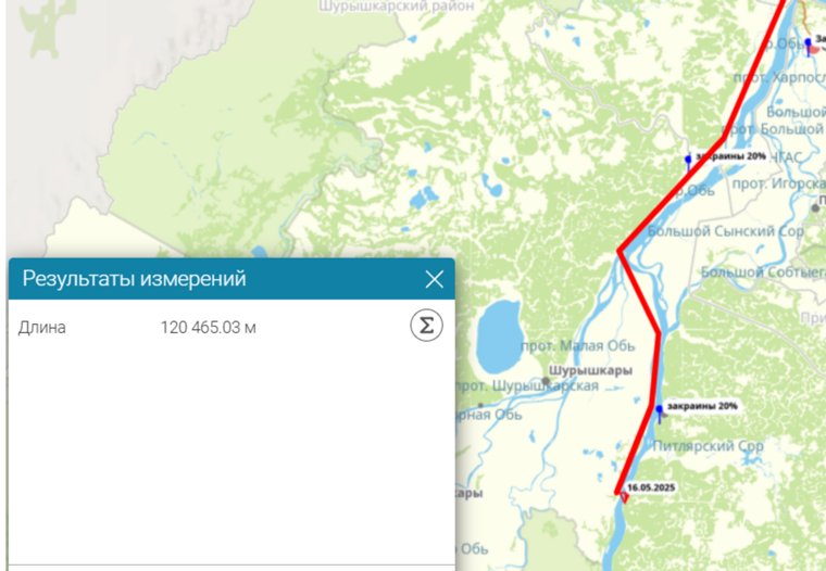 До Салехарда ледоходу осталось 120 километров