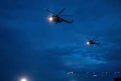Десантирование выполняли с вертолета Ми-8