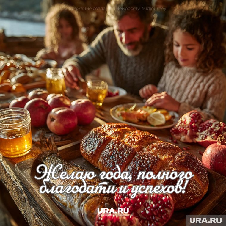 Яблоки с медом считаются пожеланием сладкого года, гранат — изобилия