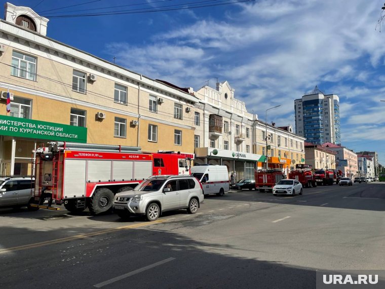 В здании юстиции в Кургане произошло короткое замыкание