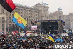 В Киеве на Майдане родственники бойцов ВСУ вышли на митинг (архивное фото)