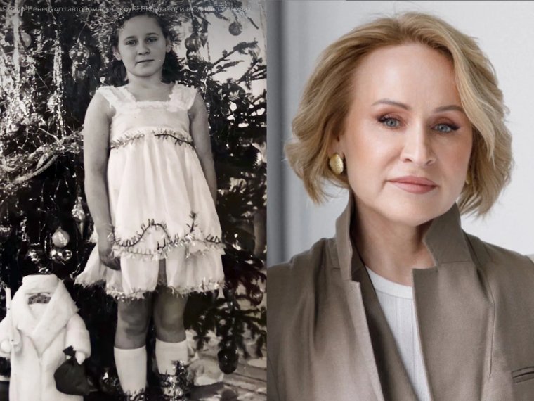 Елена Молдован в детстве и сейчас 