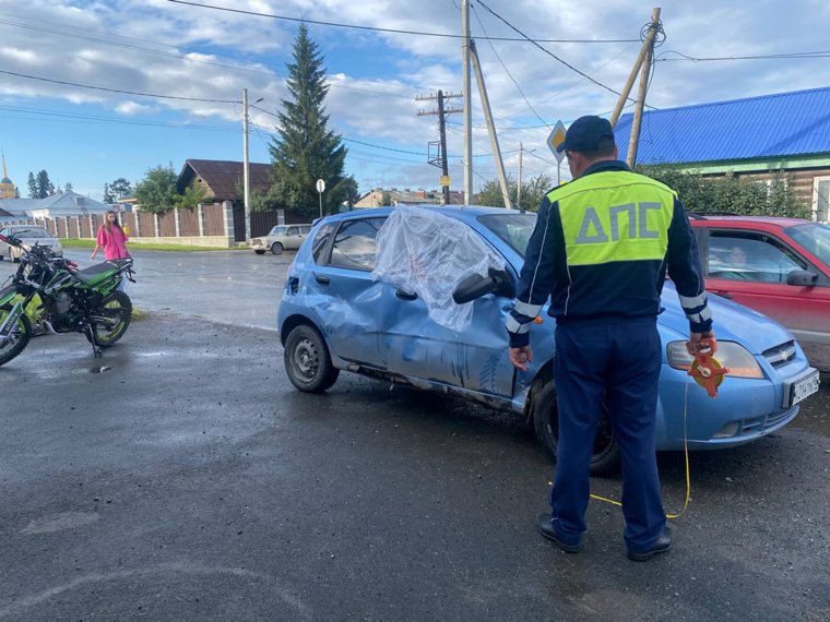 Мятая боковина Chevrolet Aveo