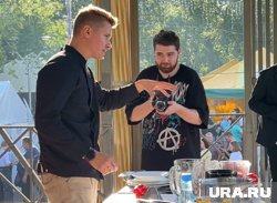 Белькович показал курганцам мастер-класс по приготовлению сырка