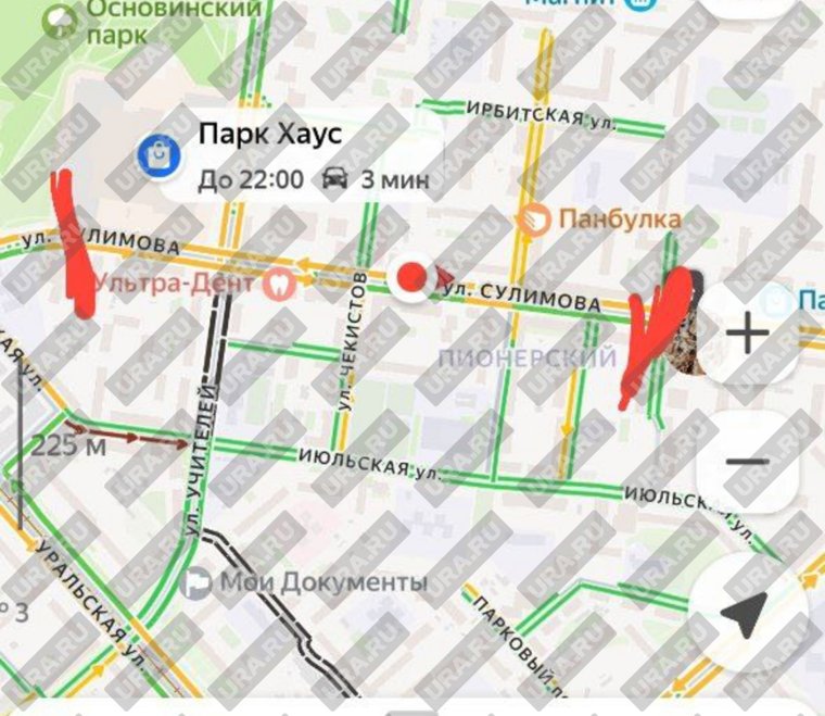 Свет отключили как минимум в этом районе