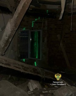 Около 20:30 в одной из квартир рухнули перекрытия между первым и вторым этажом  