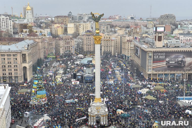 В центре Киева начались митинги против действий нынешних властей страны (архивное фото)